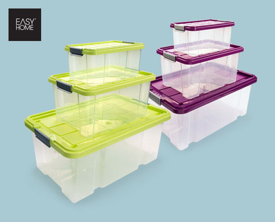 EASYHOME Stapelboxen-Set, 3-teilig