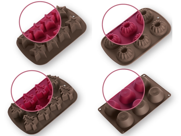 Ernesto(R) Silicone Muffin Baking Tray