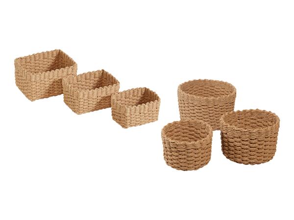 Förvaringskorgar, 3-pack