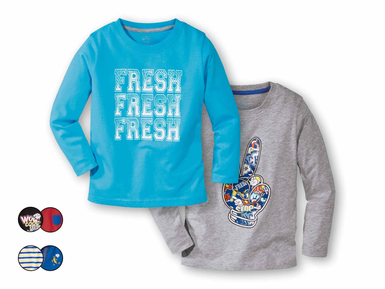 Tee-shirts à manches longues, lot de 21