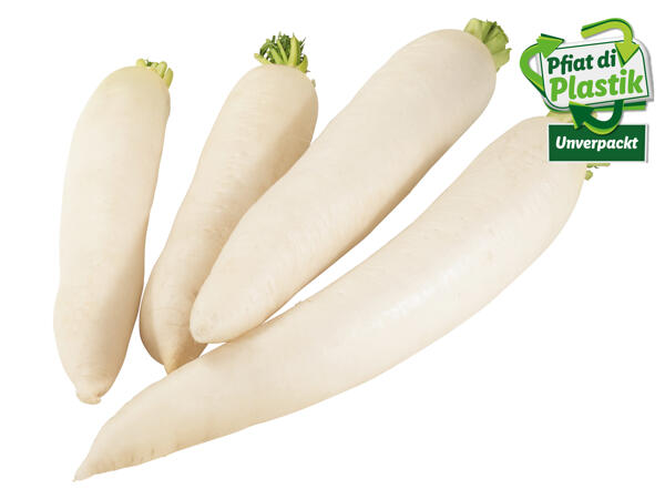 Rettich weiß