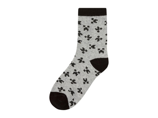 Kids' Minecraft Socks - 3 Pairs
