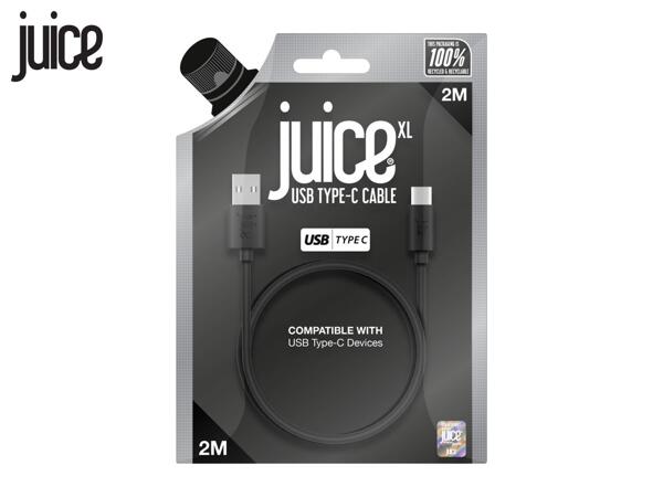 Juice 2m Charging Cables Assortment - USB-A to USB-C 2.0 - Black