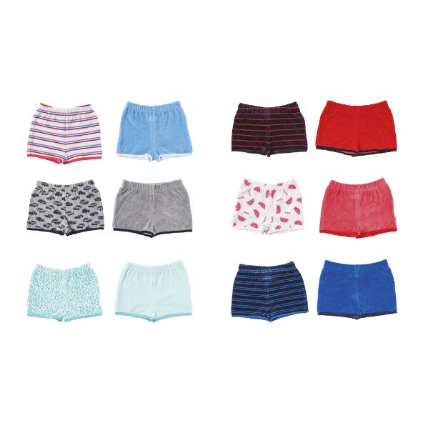 Shorts en tissu éponge pour enfants, 2 pcs