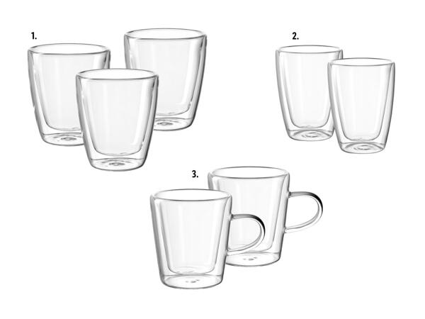 Verres à isolation thermique Leonardo Tavolino, 2 pièces/​3 pièces