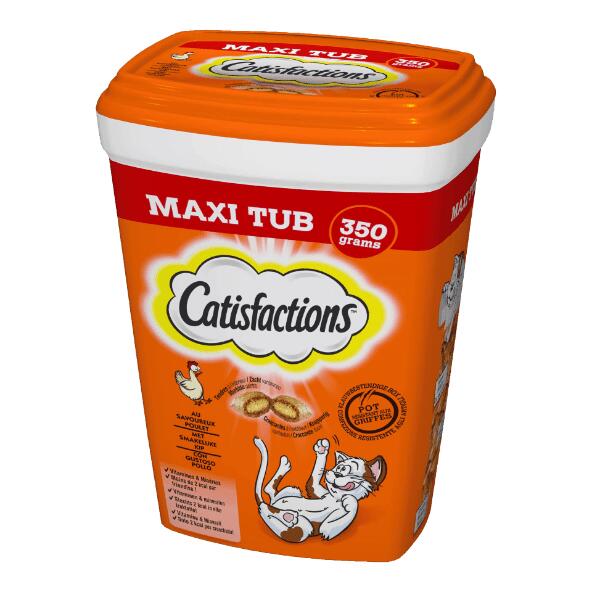CATISFACTIONS(R) 				Snacks pour chats