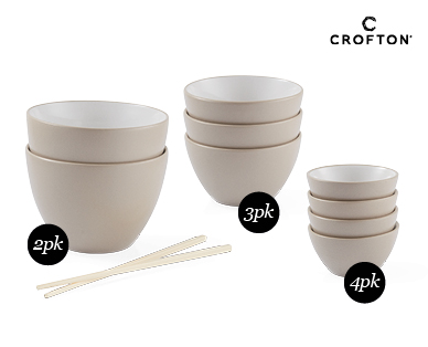 CERAMIC BOWLS 4PK, 3PK OR 2PK