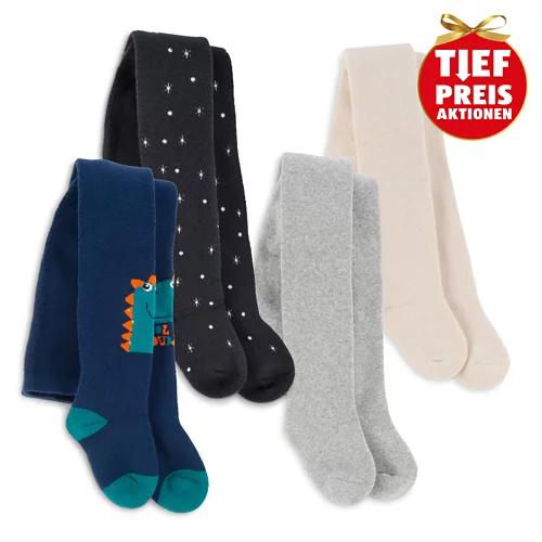 L&D Kinder-Winter-Strumpfhose, Doppelpkg.