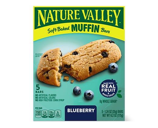 Nature Valley 
 Muffin Bars Apple Cinnamon or Blueberry