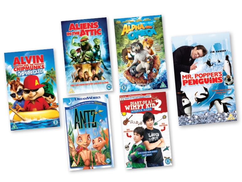 Kids' Summer Boxset DVD Display