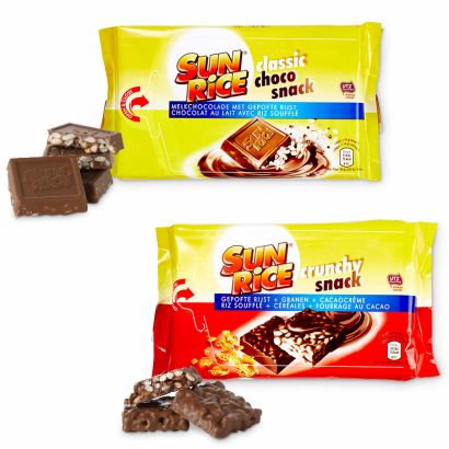 Schokolade mit Puffreis