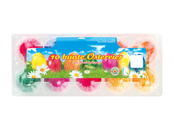 Œufs colorés