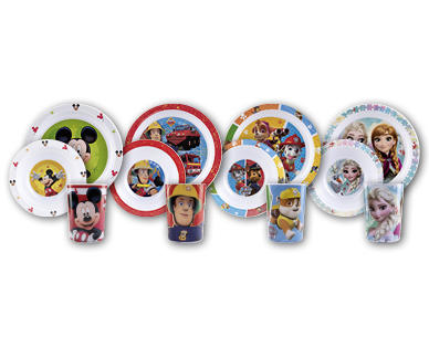 Set "petit-déjeuner" pour enfants, 3 pièces MICKEY MOUSE/FEUERWEHRMANN SAM/PAW PATROL/FROZEN
