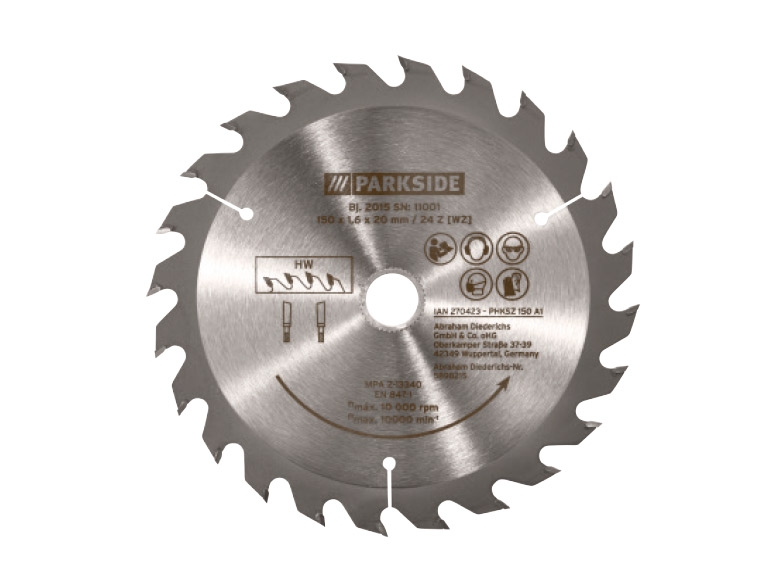 Parkside 150mm Circular Saw Blade