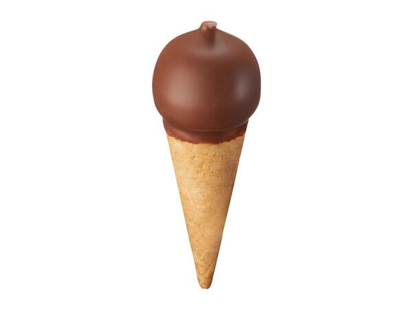 Vanilla & Chocolate Flavoured Mini Ice Cream Cones
