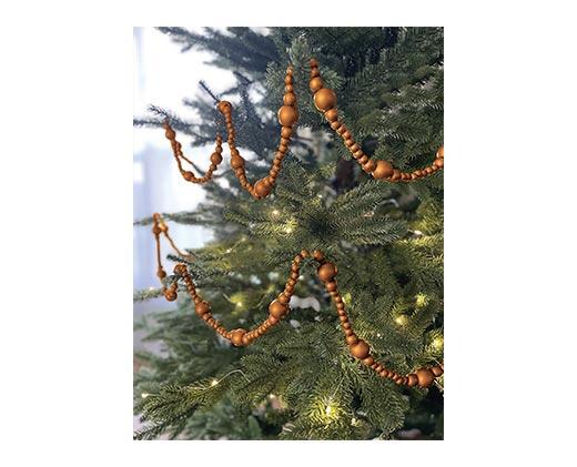 Merry Moments Holiday Wooden Beaded Garland