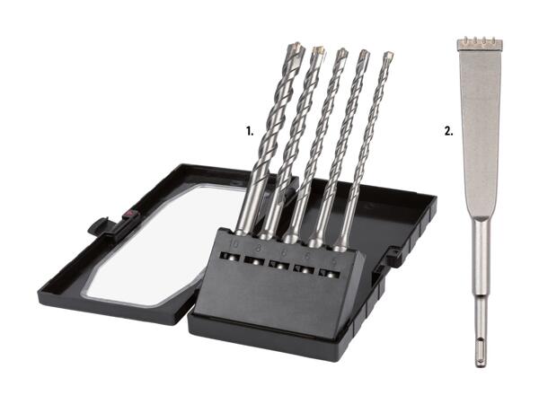 Set di punte per perforatore SDS/​scalpello piatto SDS