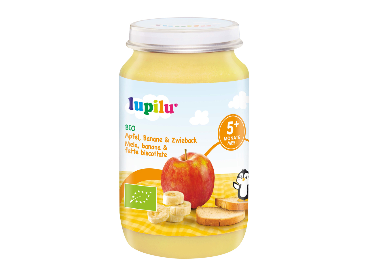 Purée de fruits bio pour bébé