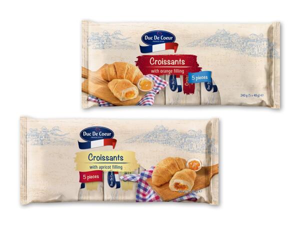 Croissanter med fyld