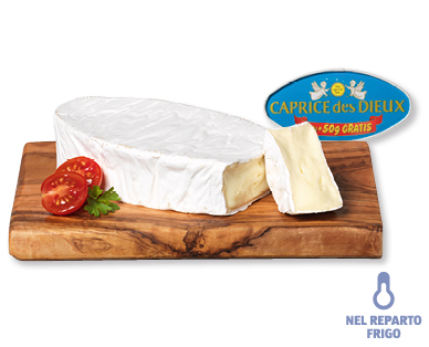 Formaggio francese cremoso a pasta molle CAPRICE DES DIEUX