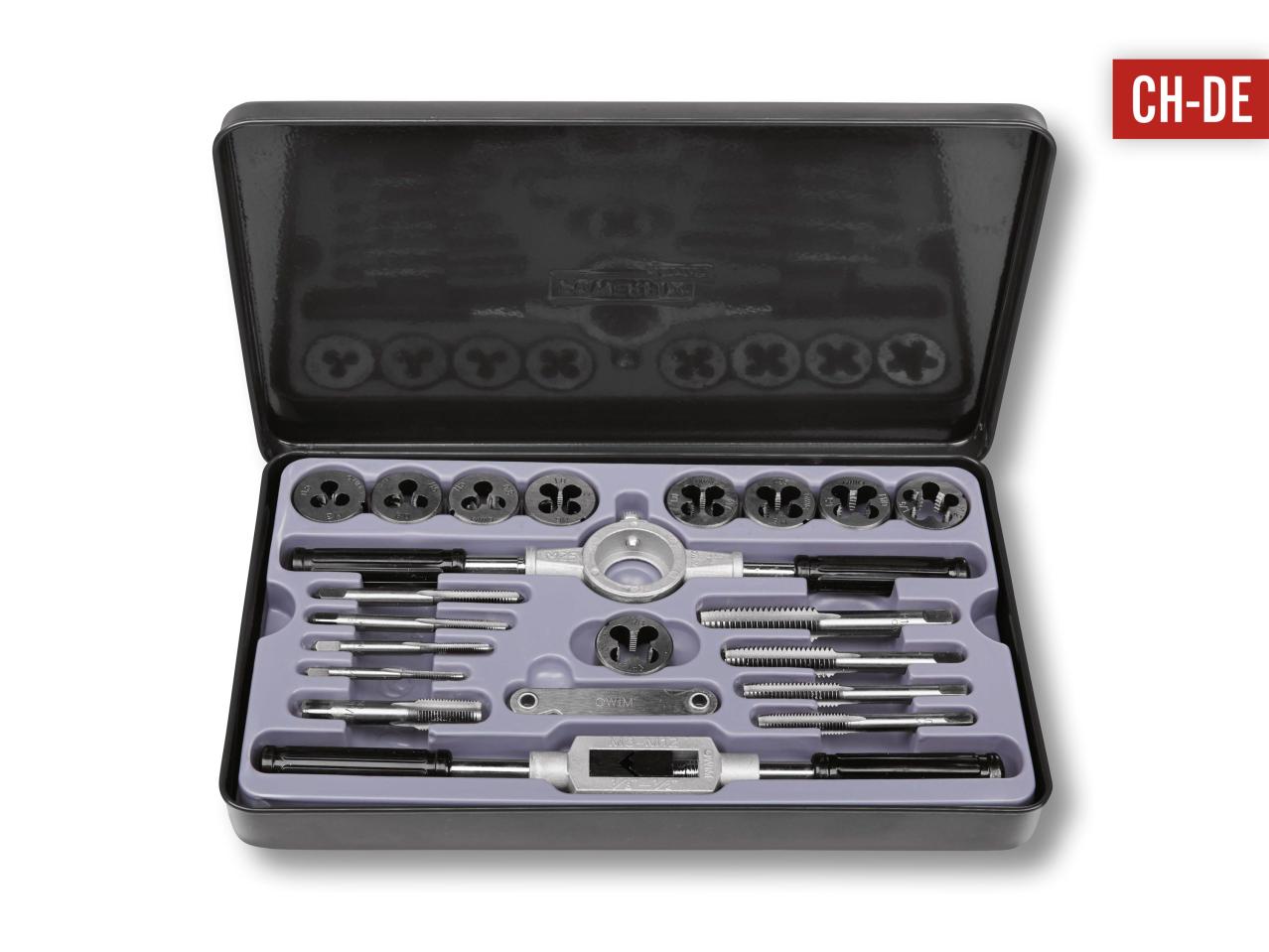Set de filetage et taraudage, 21 pièces