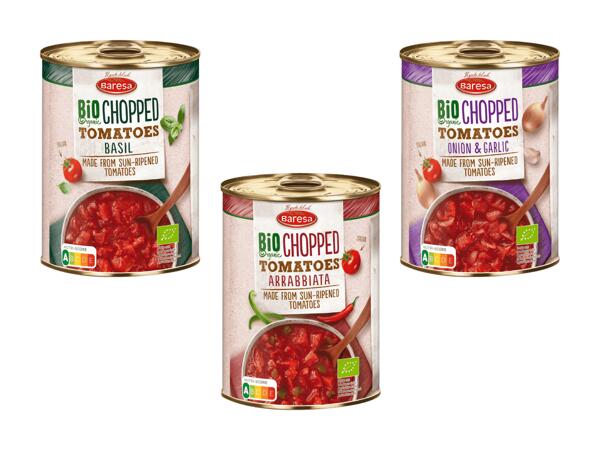Tomates hachées bio assaisonnées