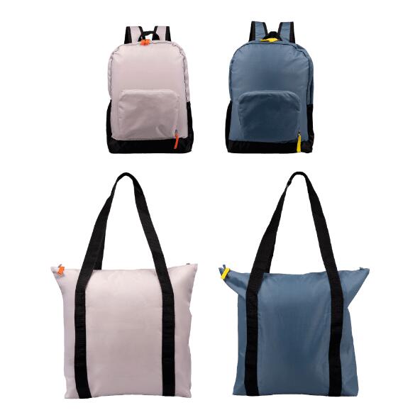 LIVE IN STYLE(R) 				Faltbarer Rucksack oder faltbare Einkaufstasche