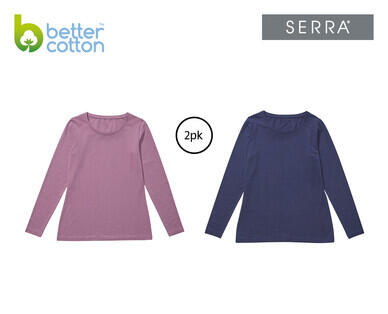 Women's Long Sleeve Stretch Tee 2pk