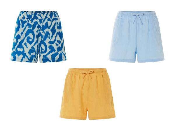 Short en mousseline