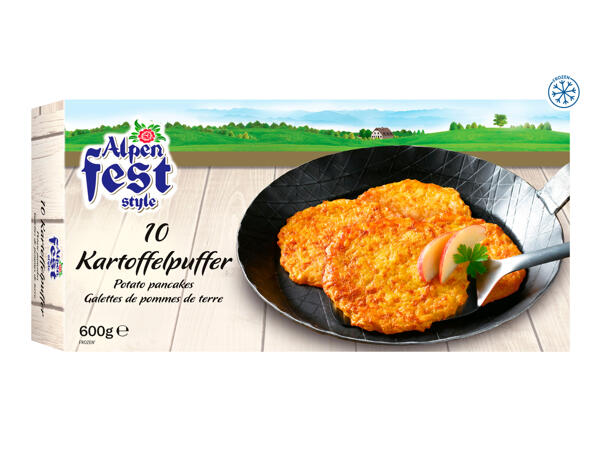 Alpenfest Style Potato Pancakes