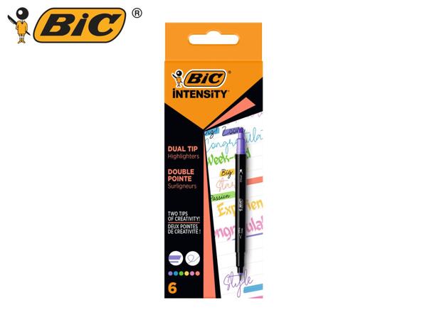 BIC Dual Tip Highlighters - 6 pack
