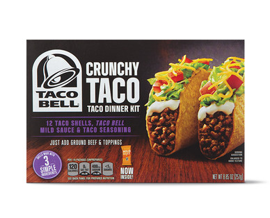 Taco Bell Crunchy Taco Dinner Kit