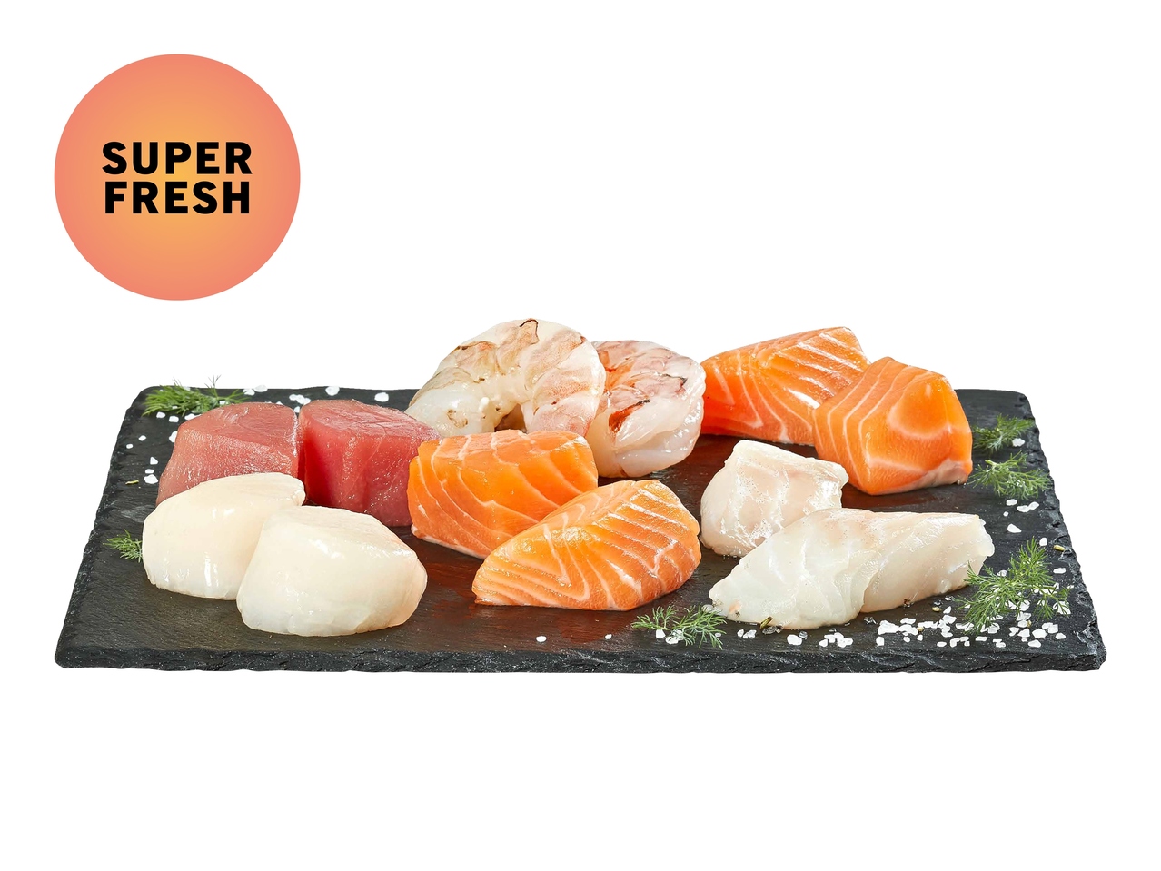 Poisson et fruits de mer ASC/MSC pour fondue