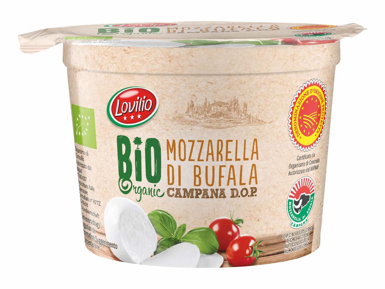 Mozzarella de bufflonne Bio