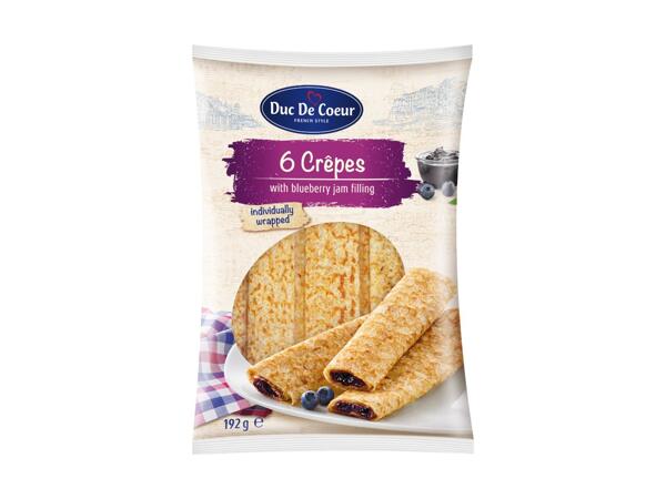 Crepes With Chocolate / Fruit Filling
