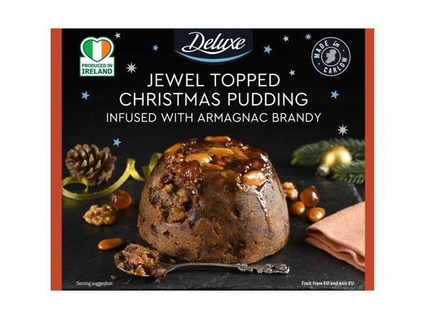 Jewel Topped Christmas Pudding