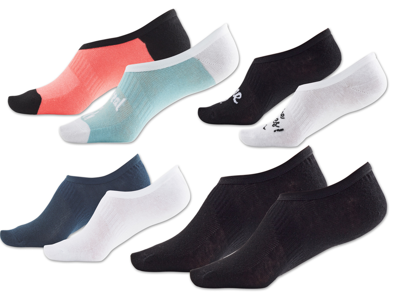 CRIVIT(R) Damen/Herren Sport-Füßlinge, 2 Paar1