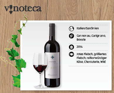 ARGIOLAS COSTERA Cannonau di Sardegna DOC