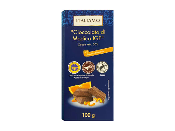 Dark chocolate of Modica
