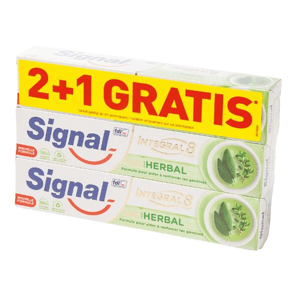 SIGNAL(R) 				Dentifrice, 3 pcs