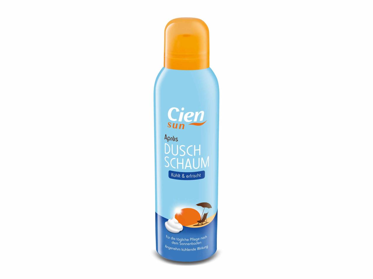 Mousse pour la douche après-soleil