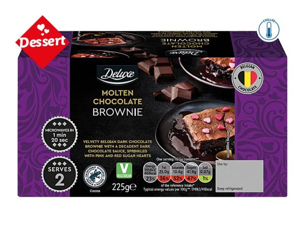 Deluxe Brownie or White Chocolate & Raspberry Cookie Dough