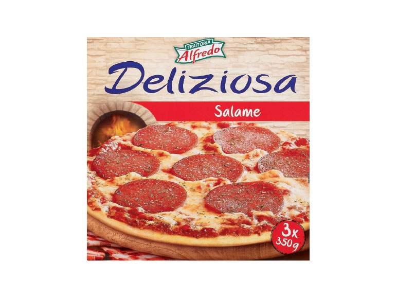 Steenovenpizza salami
