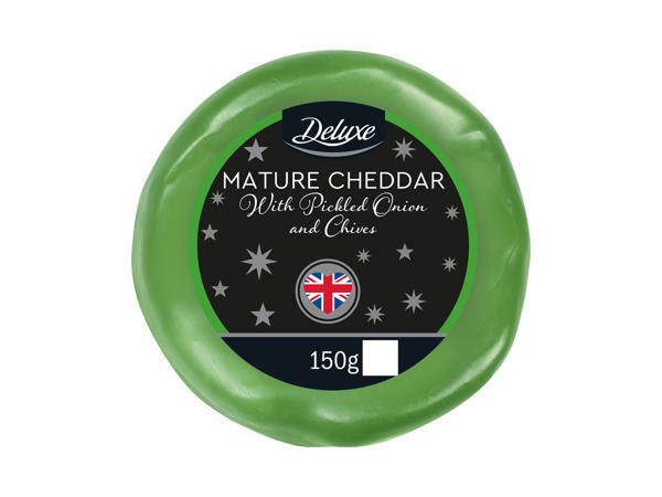 Deluxe Mature Cheddar with Pickled Onion and Chives