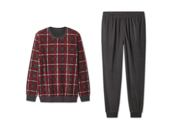 Damen/Herren Fleece-Pyjama