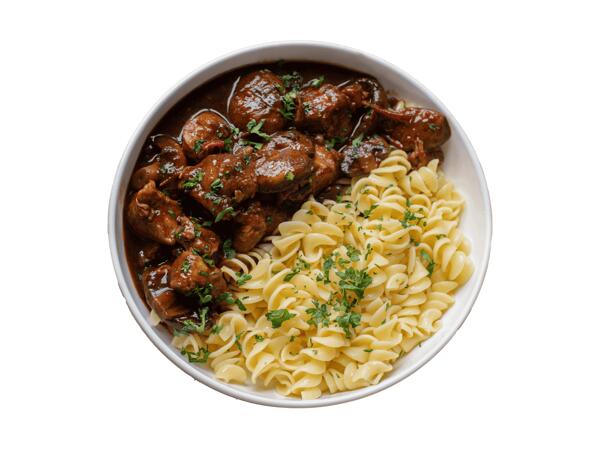 Frisches Rindsgulasch gewürfelt
