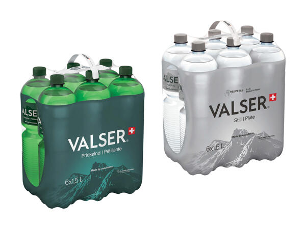 Eau pétillante/plate Valser