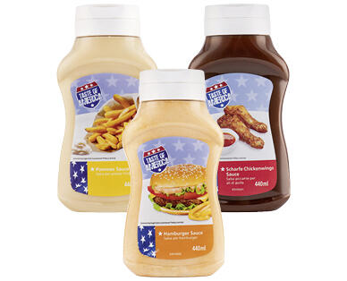 TASTE OF AMERICA 
 SALSA PER HAMBURGER