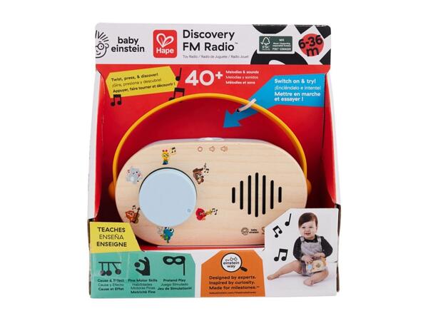 Baby Einstein Wooden Musical Toy - Discovery FM™ Radio