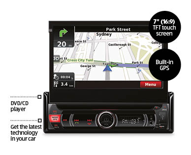 Car Entertainment System with Reversing Camera